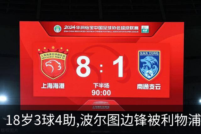 18岁3球4助,波尔图边锋被利物浦盯上,已跟曼联曼城拜仁抢破头